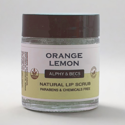 Sugar Lip Scrub - Orange & Lemon - Vegan - 30gr.