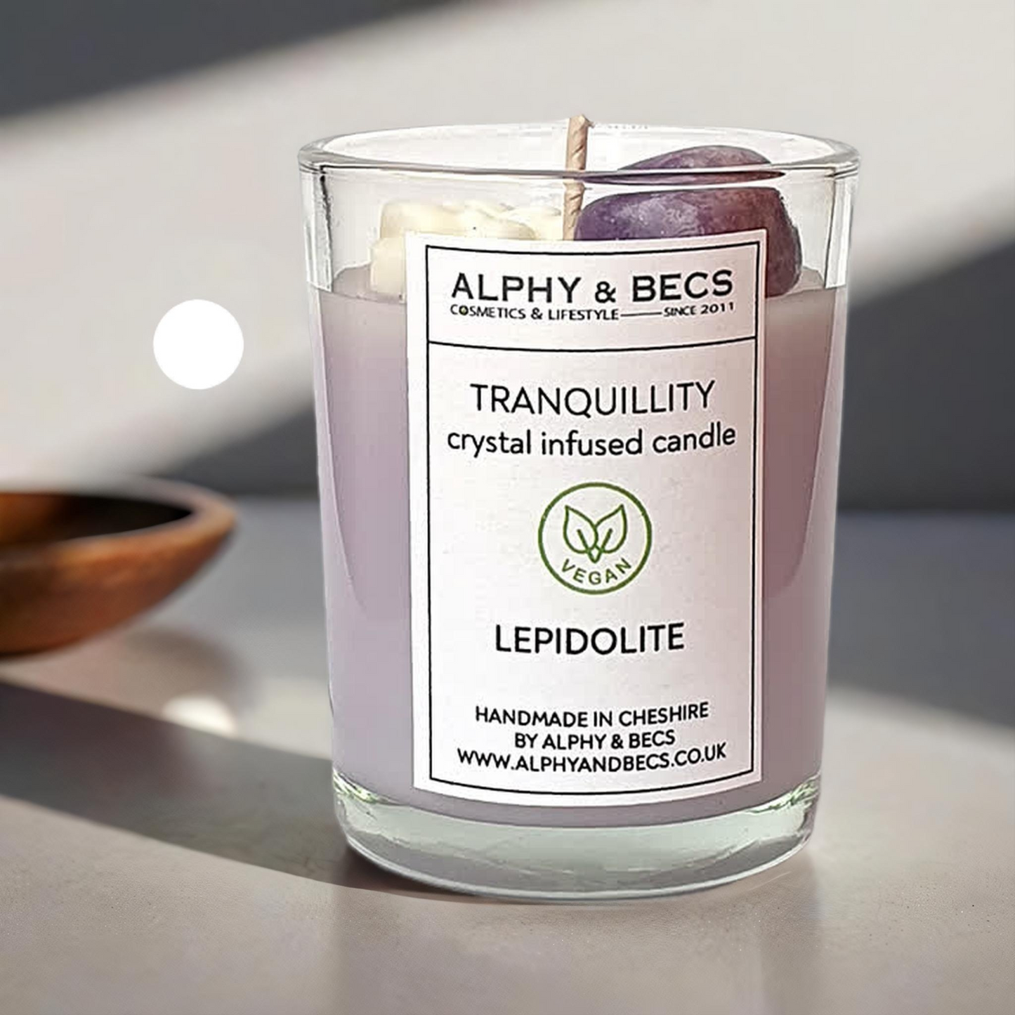 TRANQUILLITY - Crystal Infused Candle - 75ml