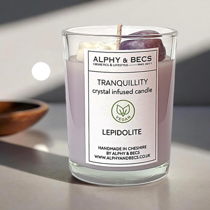 TRANQUILLITY - Crystal Infused Candle - 75ml