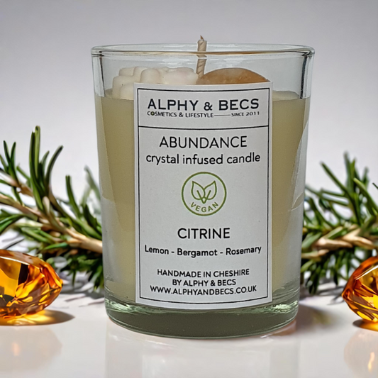 ABUNDANCE - Crystal Infused Candle - 75ml