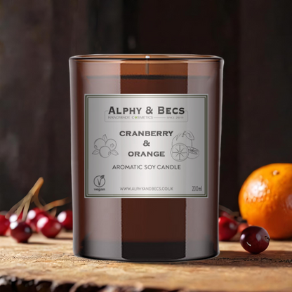 Cranberry & Orange - Aromatic Candle